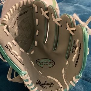 Softball glove, used once